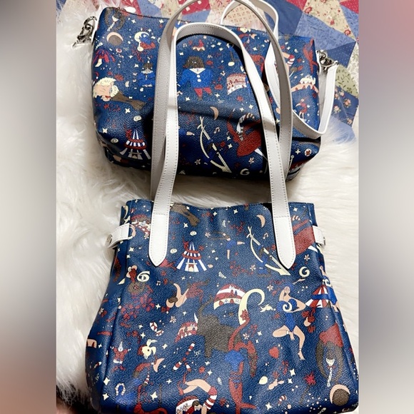 NWOT TWO PIERO GUIDI TOTE BAG & CROSSBODY, ITALIAN CALF LEATHER  2 in 1 .. - Picture 10 of 17